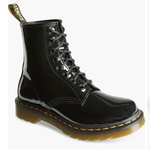 Dr. Martens Black Combat Boots Leather Size 7